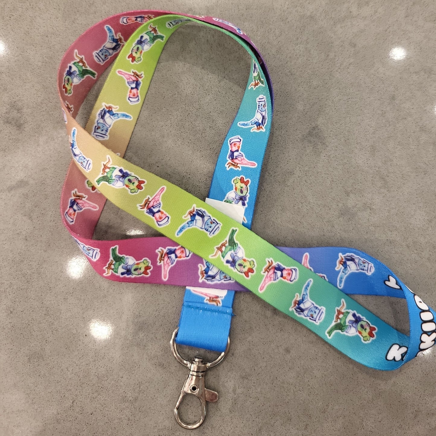 Sailor Budgies Lanyard
