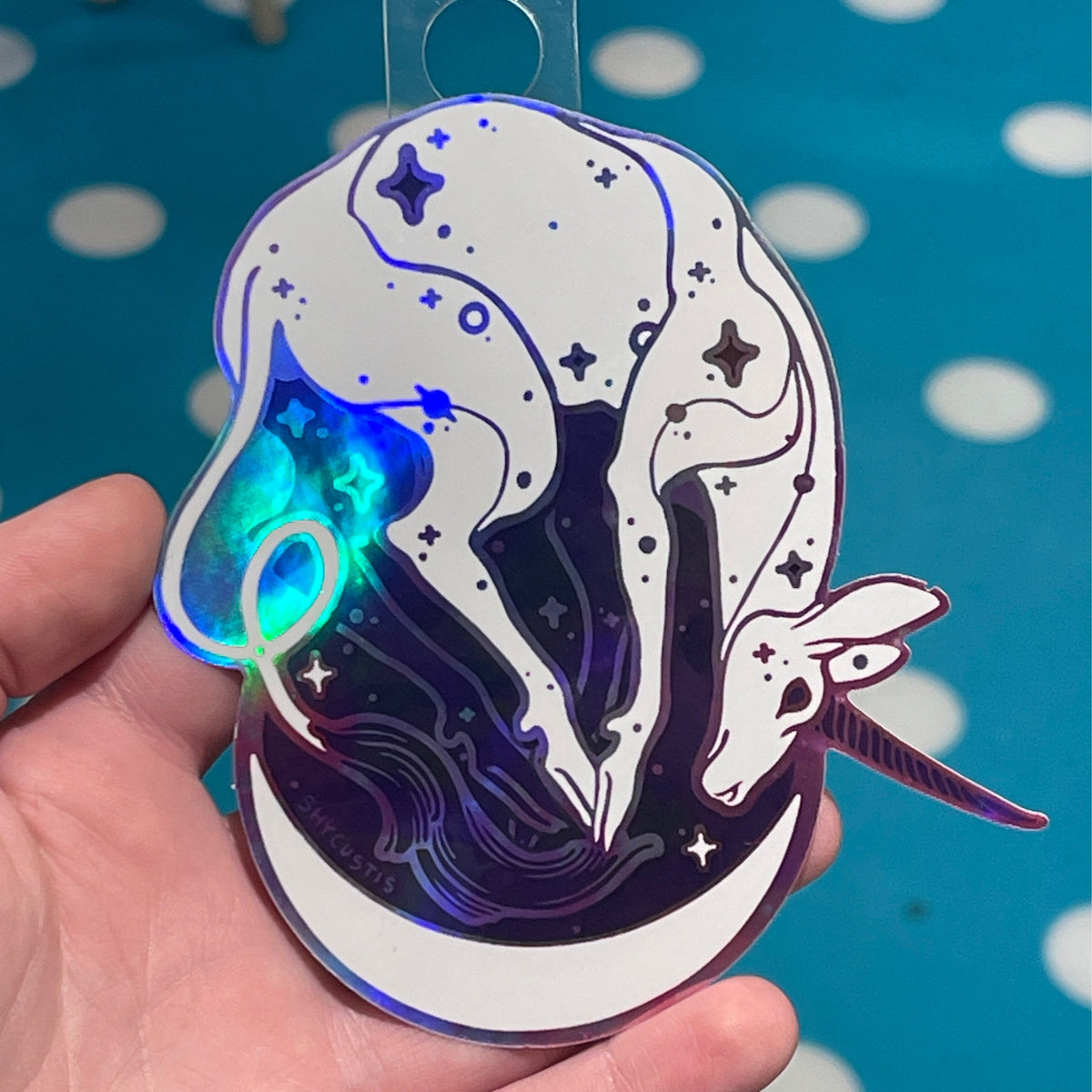 Moon Unicorn Sticker