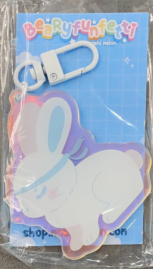 WHITE BUNNY CHARM