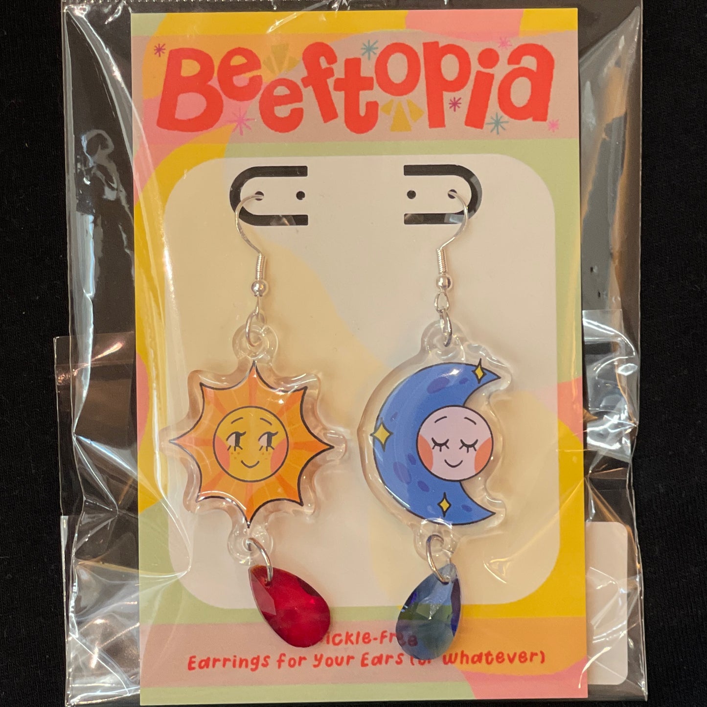 Sun-Moon Earrings