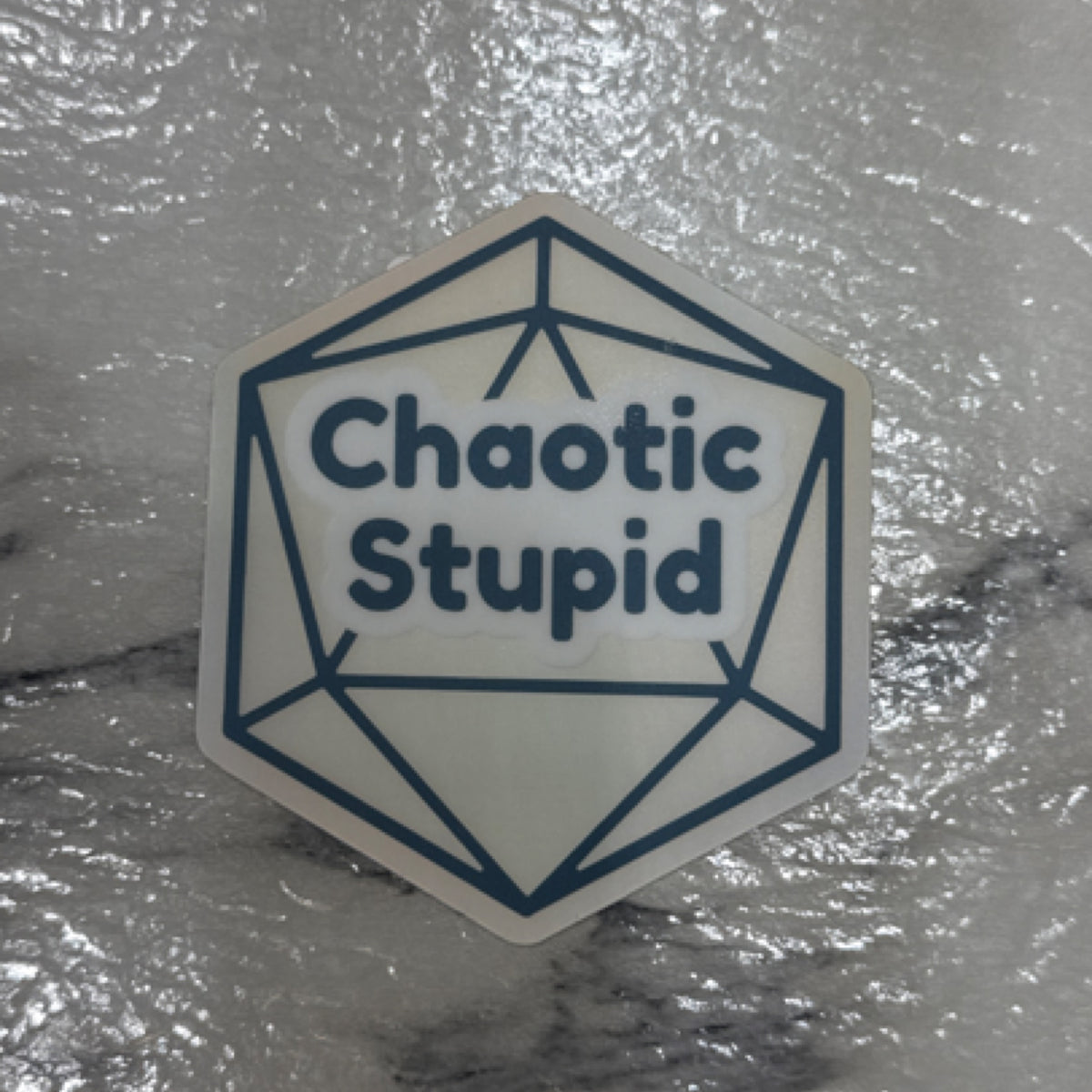 Chaotic Stupid Sticker by MisulMint