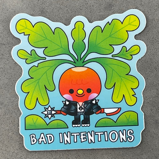 Bad Intentions Sticker