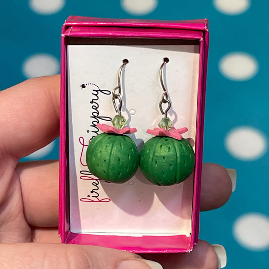 Barrel Cactus Dangles