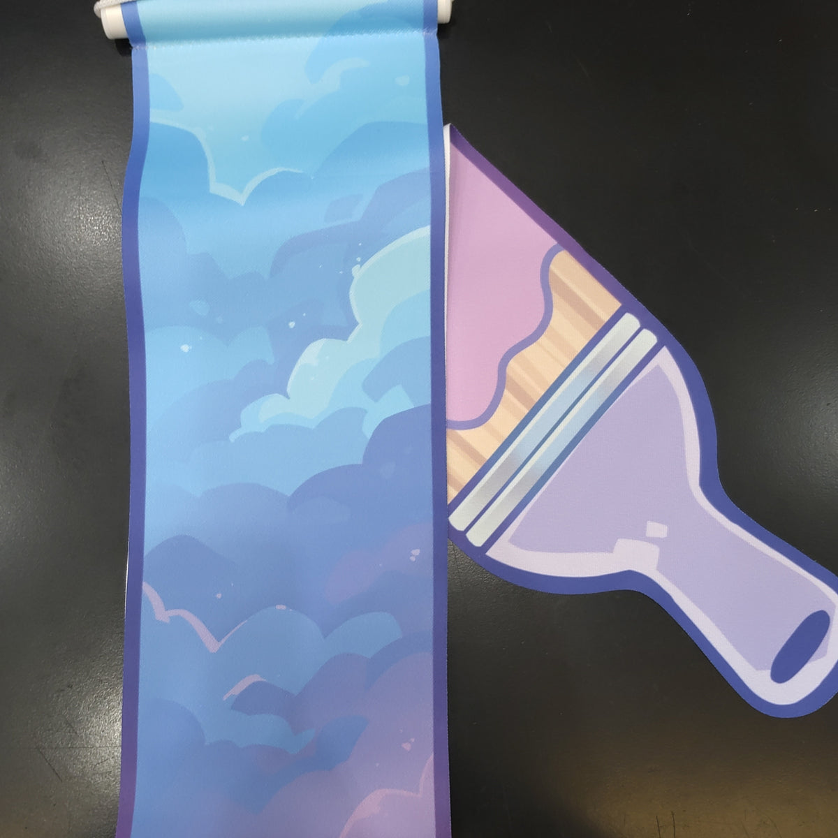 Clouds Brush Pin Banner