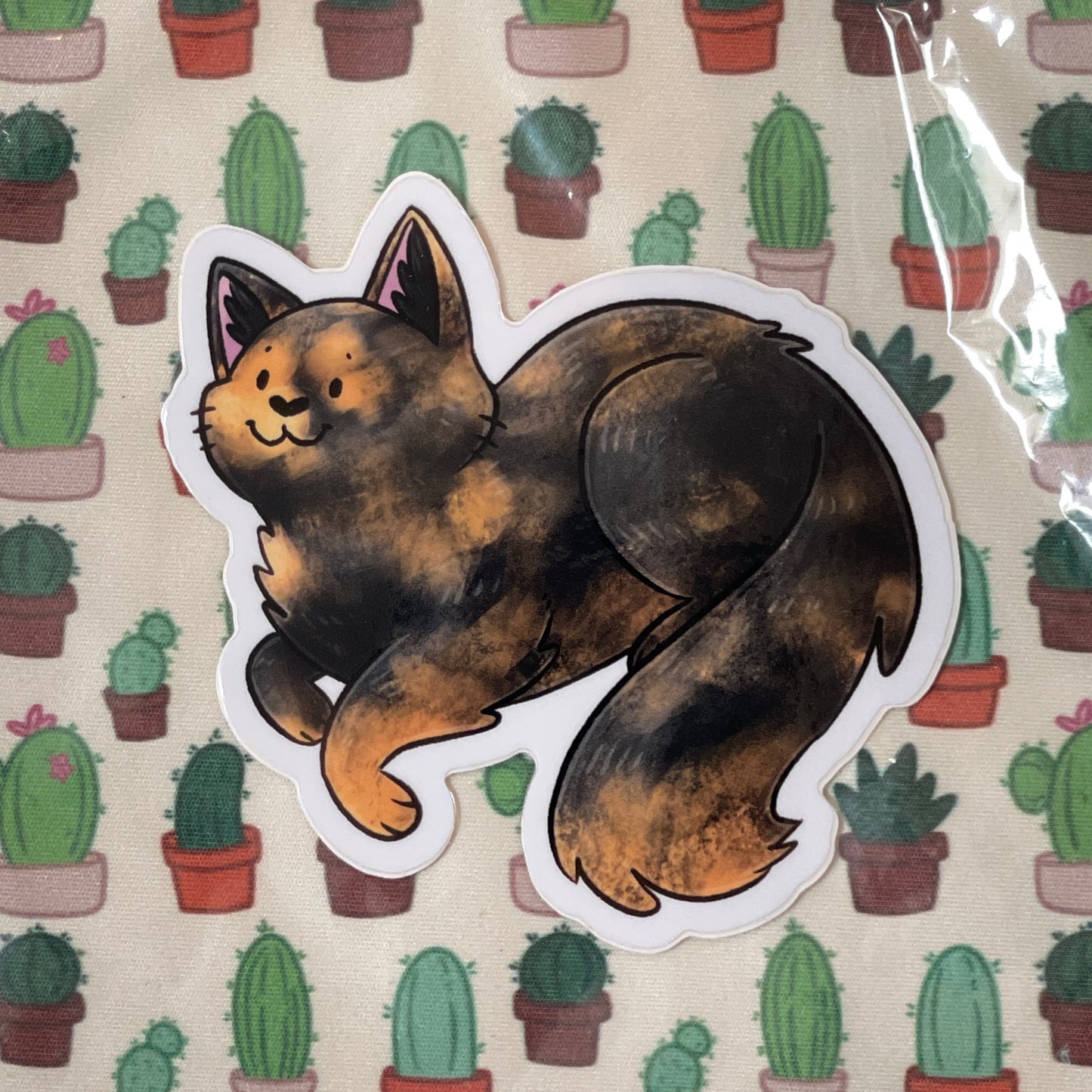 Cat - Tortie Sticker