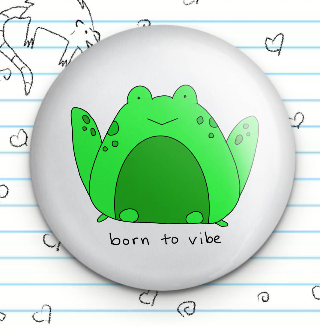 Frog Vibe Button
