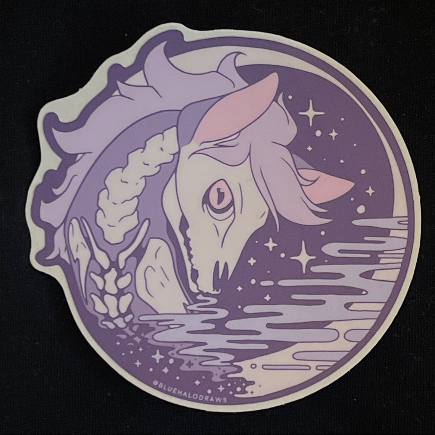 Ghost Skull Animals - Horse Vinyl Sticker