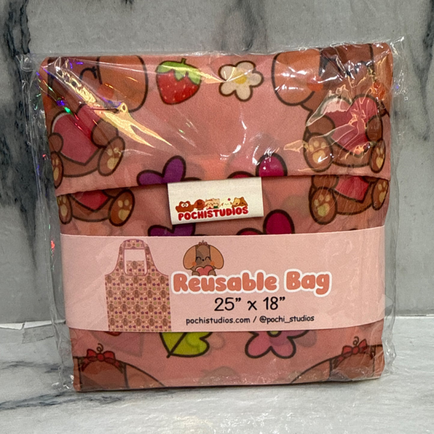Strawberry dog Pink