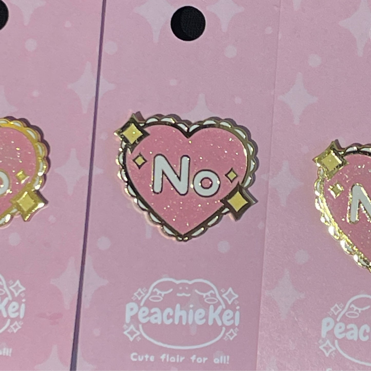 No Enamel Pin