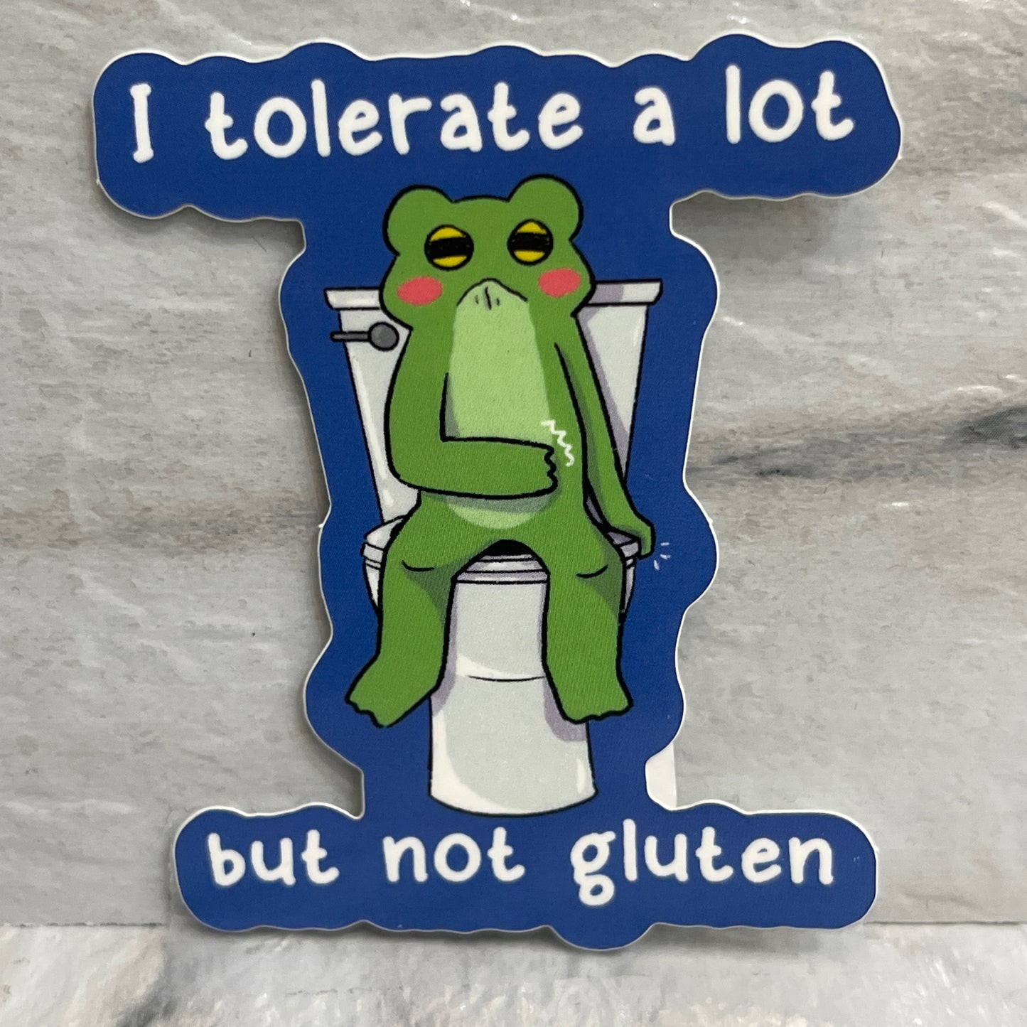 Gluten Intolerant Sticker