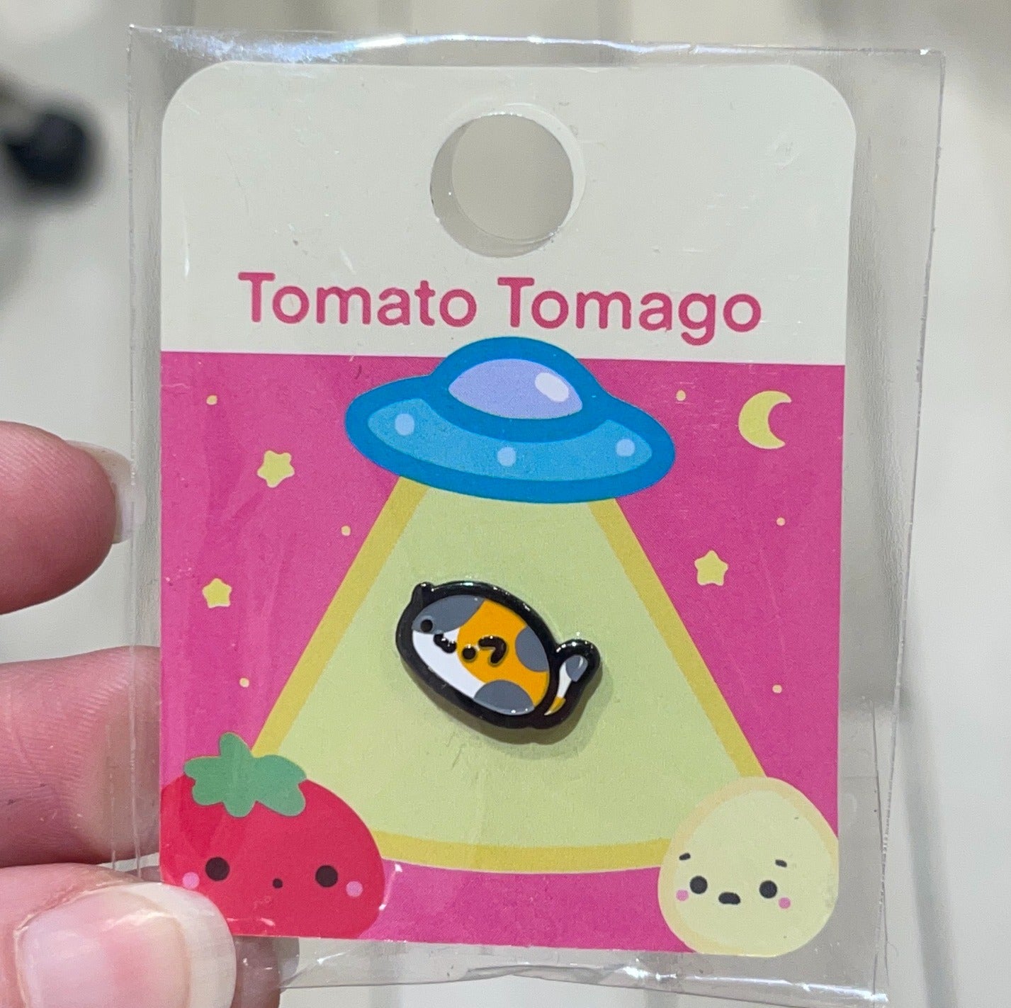 Mochi Cat Calico Mini Pin
