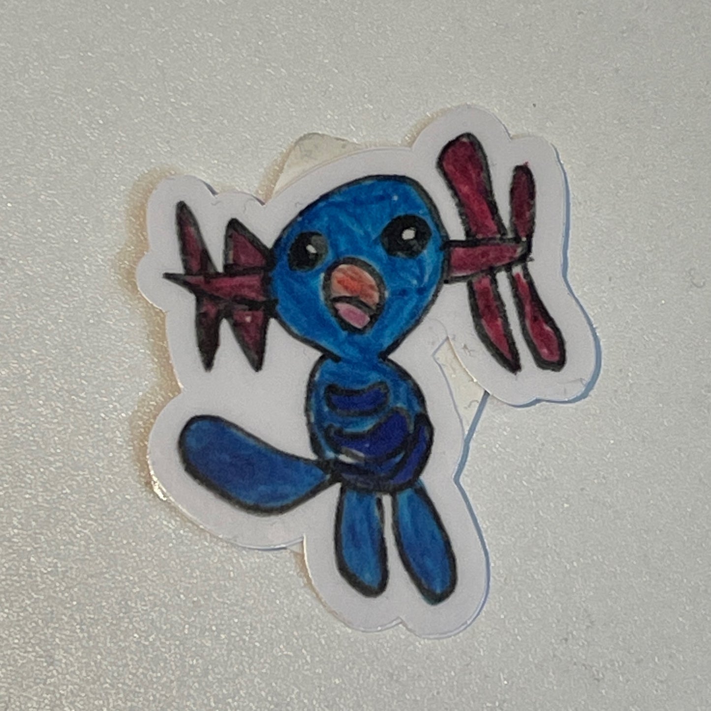 Wooper Sticker by Lemoncake