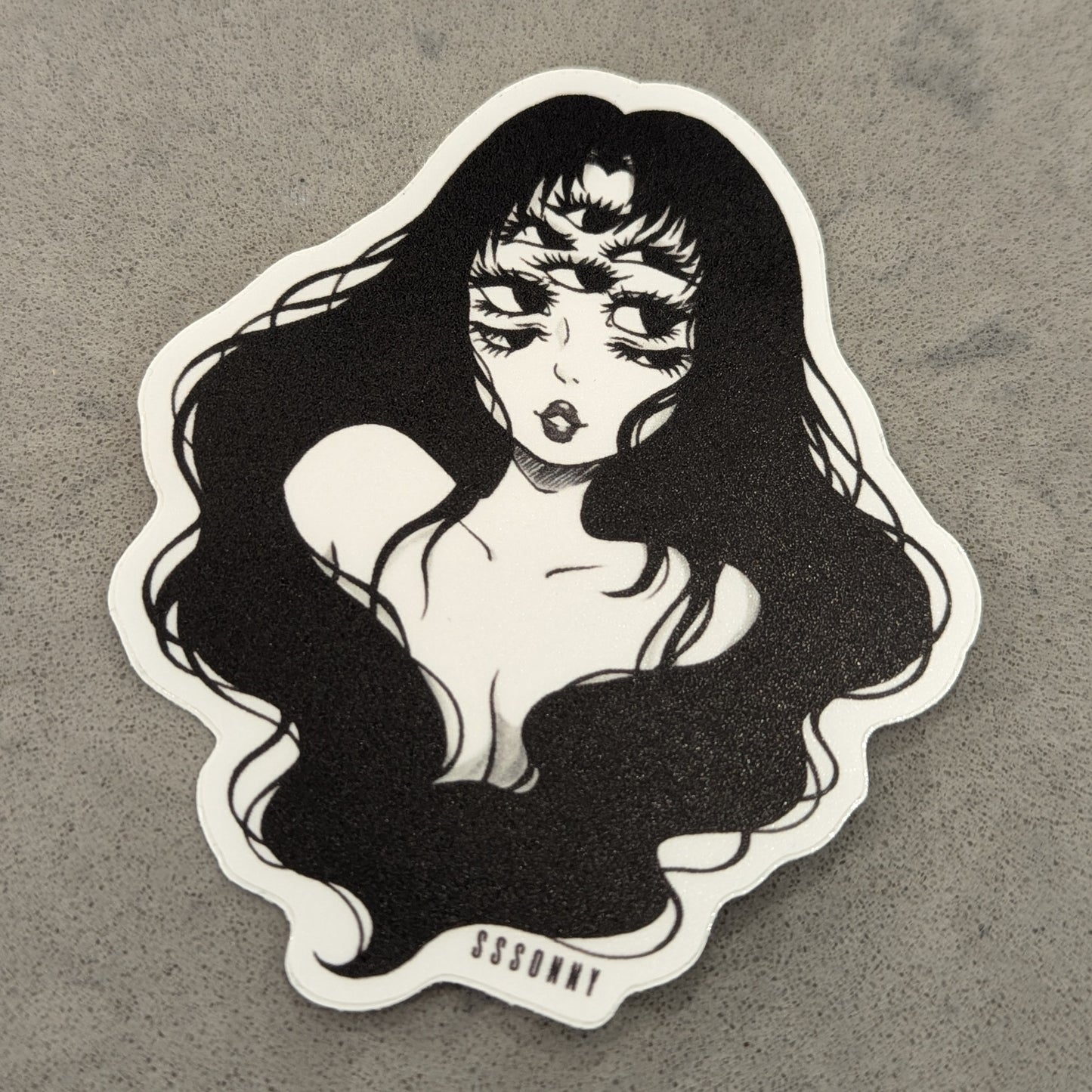 Lady of Eyes Sticker