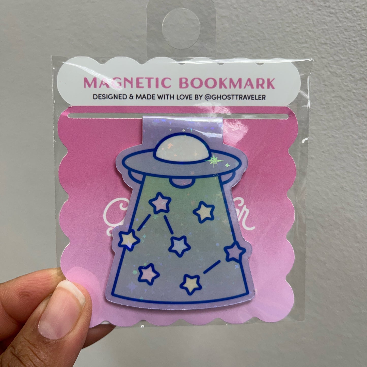 UFO Stars Magnetic Bookmark