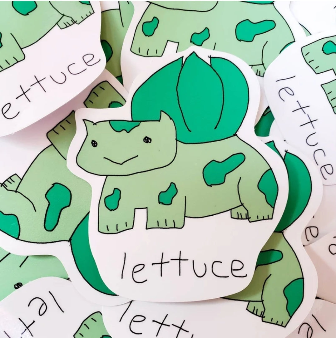 Lettuce Sticker