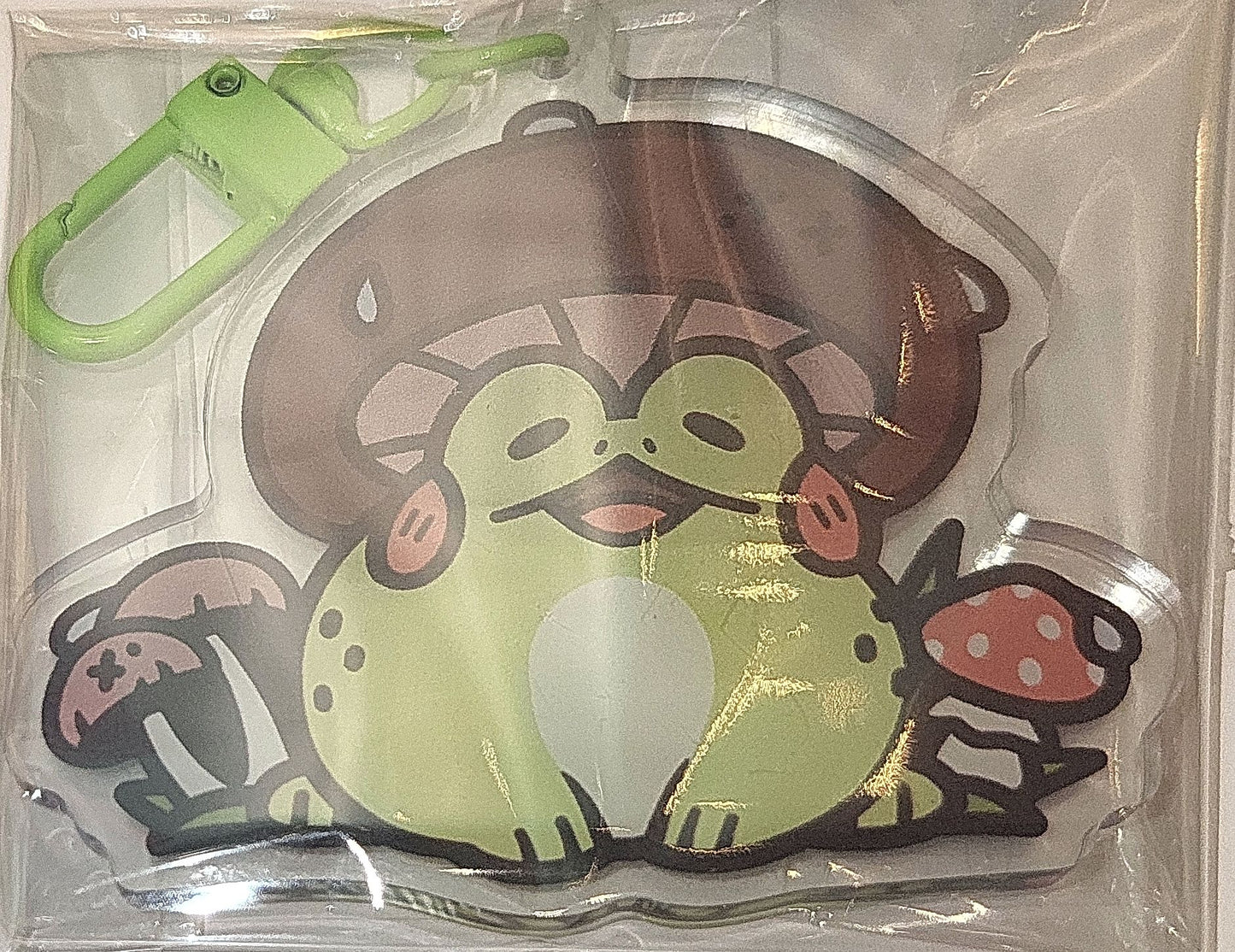 Mushroom Frog Keychain