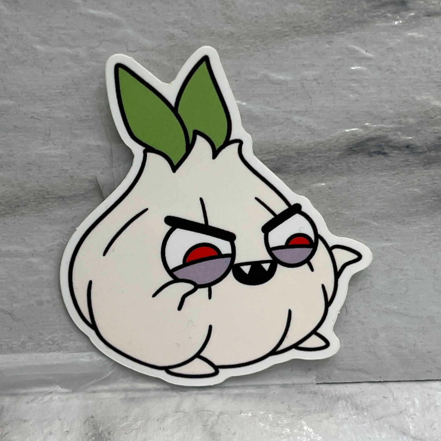Vampire Garlic Sticker