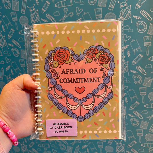 Afraid of Commitment Sticker Book