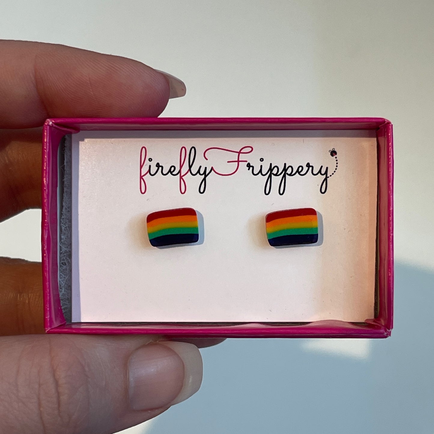 Pride Flag Studs