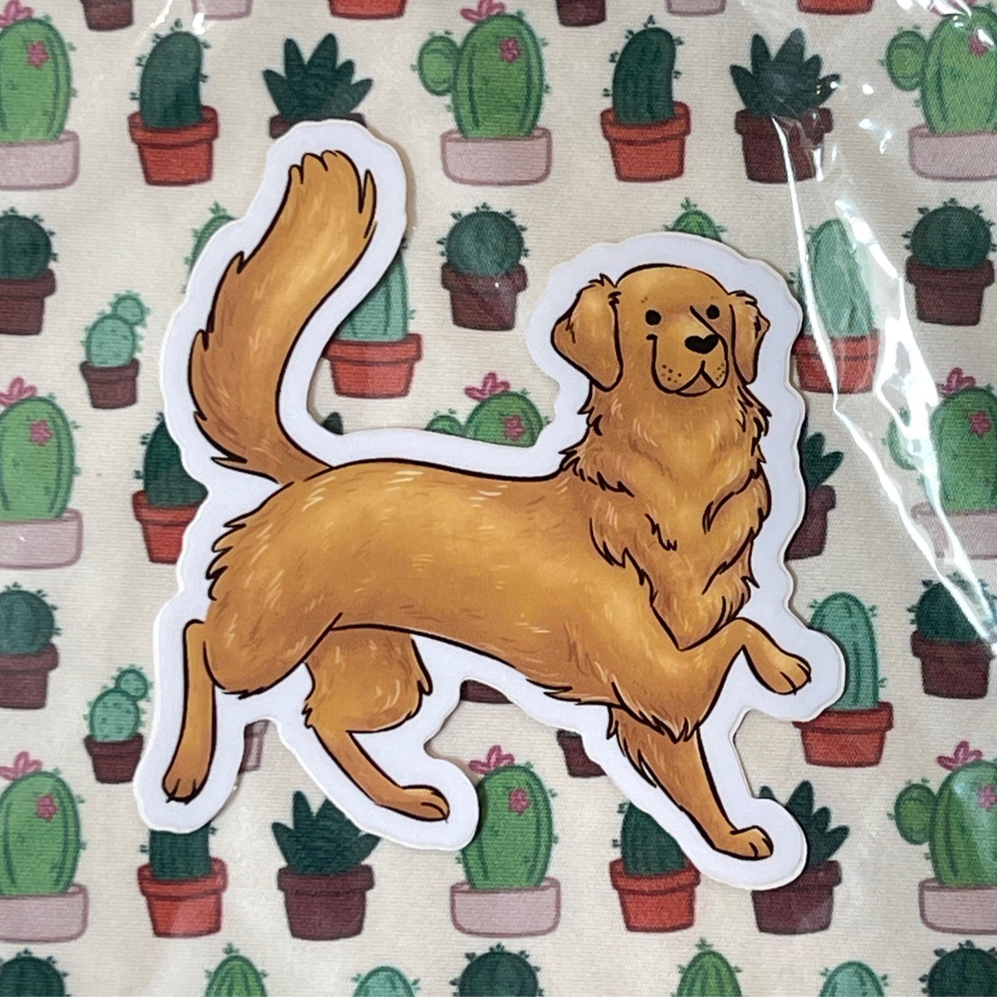 Golden Retriever Savvy Sticker