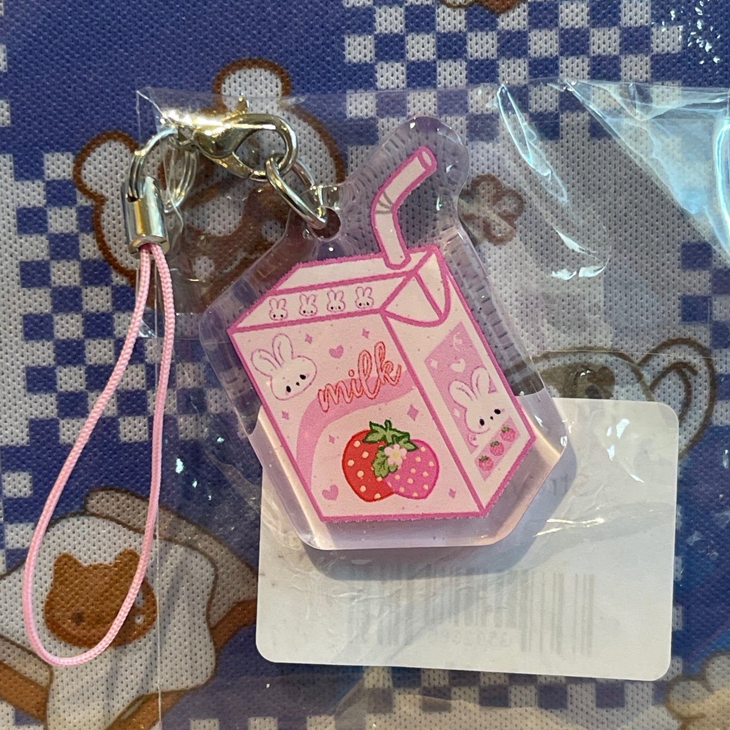 Strawberry Milk Charm