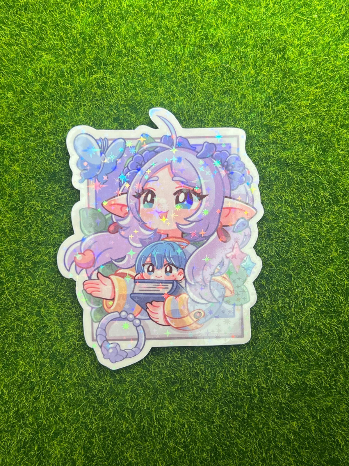 Elf Mage Kisses Sticker