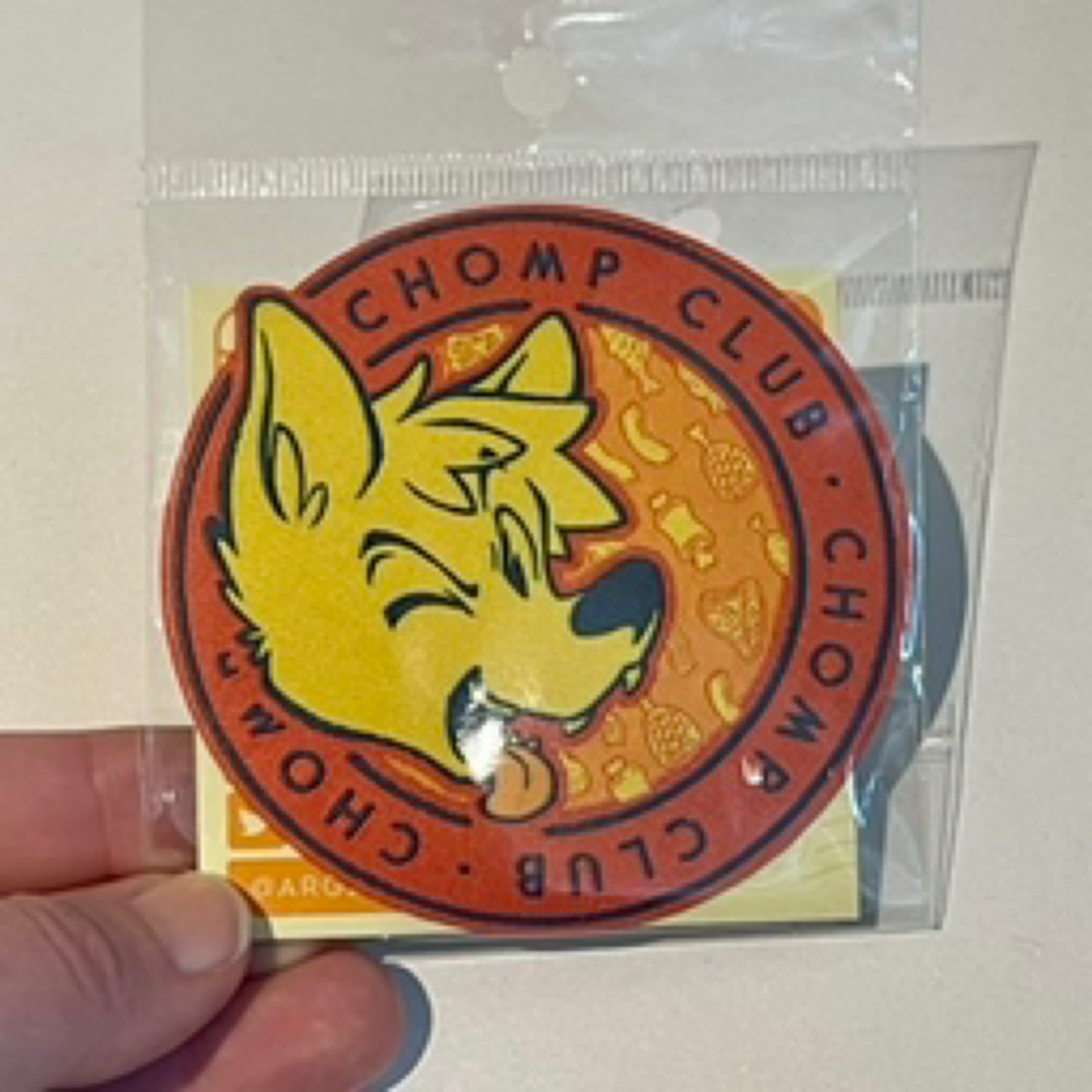 Chomp Club Wolf Fabric Patch