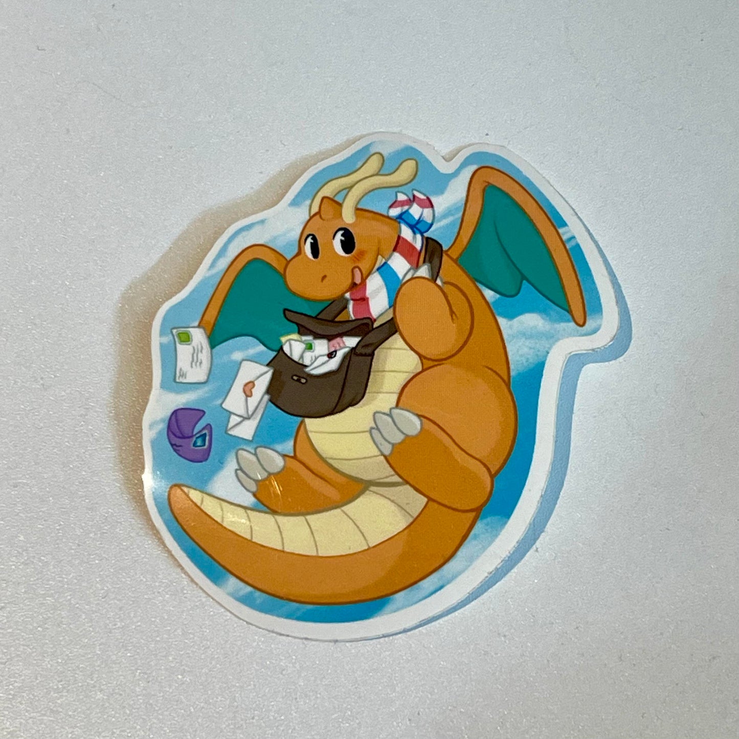 Dragonite Clover Hare Sticker