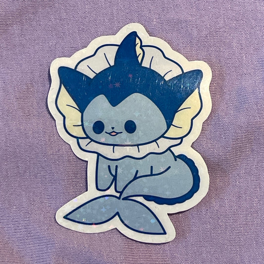 Vaporeon Holographic Sticker