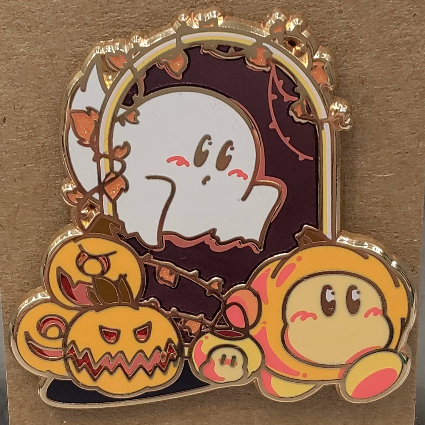 Ghost Kirby Enamel Pin