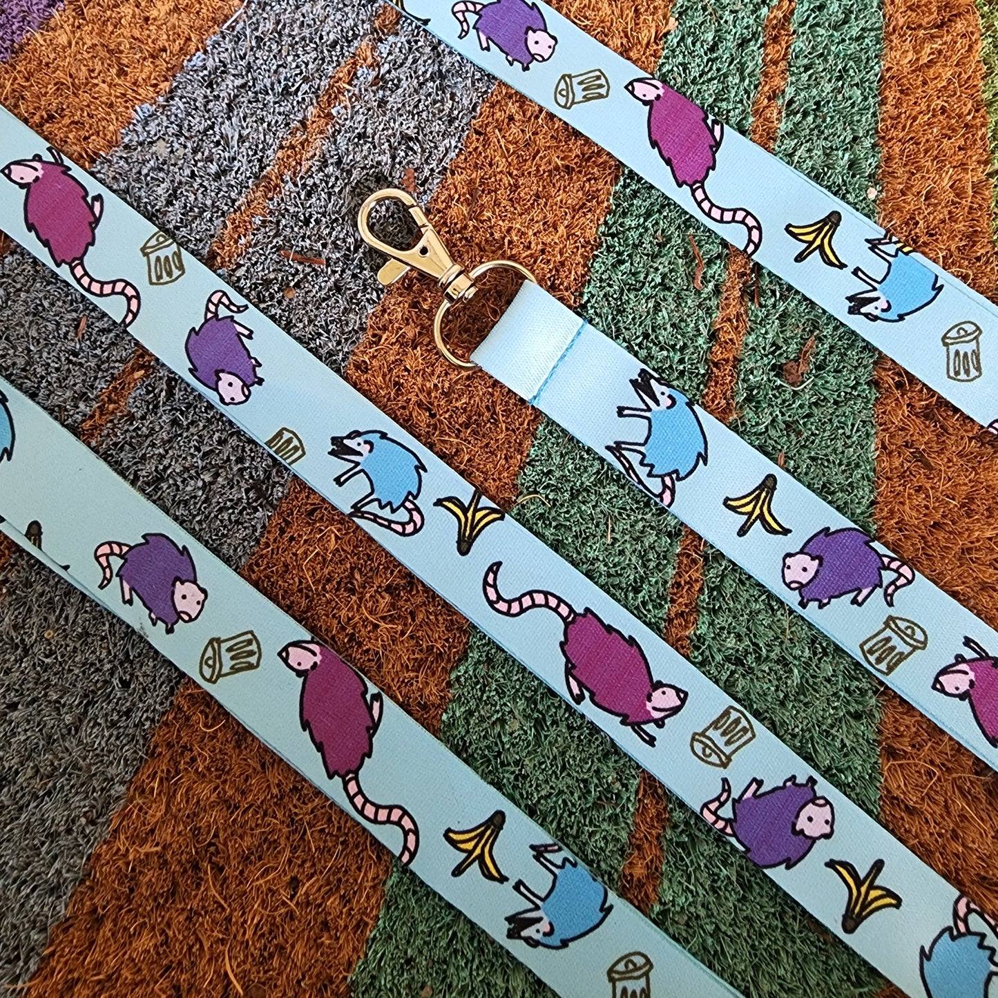 Blue Possum Lanyard