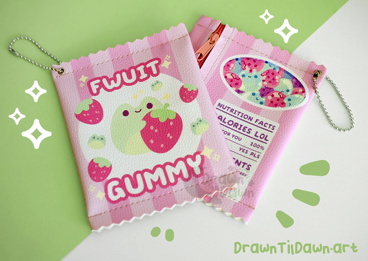 Fwuit Gummy Zipper Bag