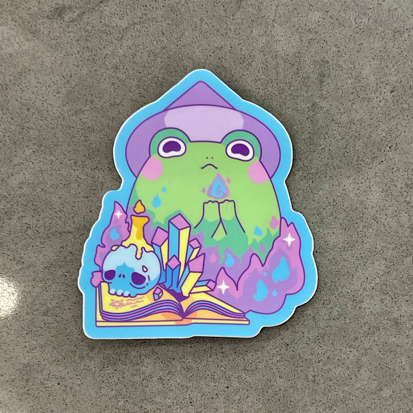 Dark Wizard Frog Sticker