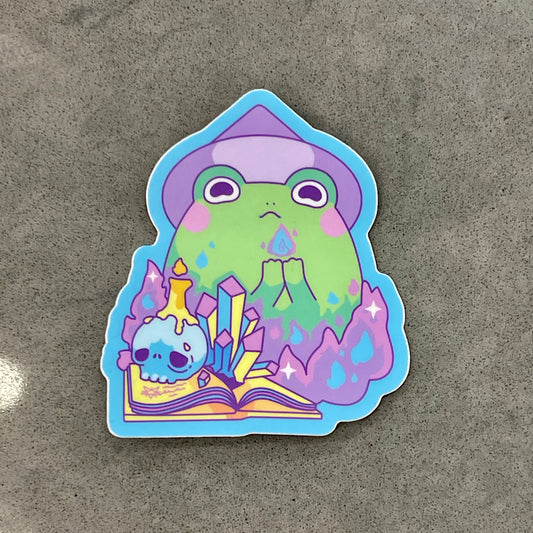 Dark Wizard Frog Sticker