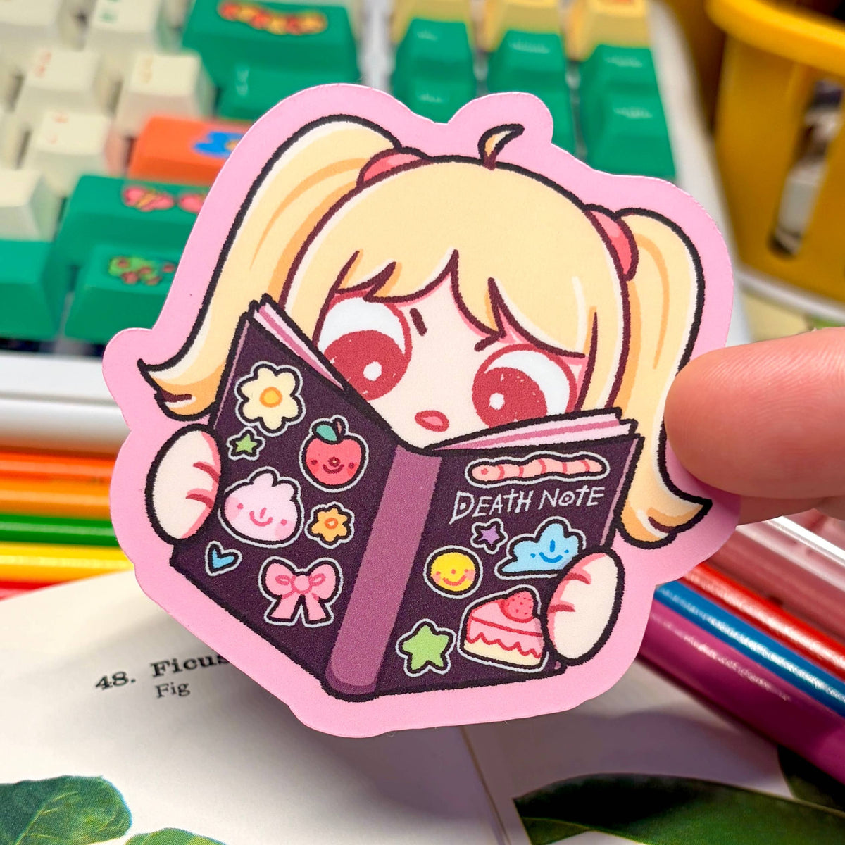 Misa Death Note Anime Sticker – Beetlebug Art Collective