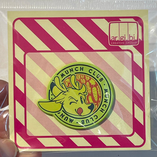 Munch Club Deer Enamel Pin