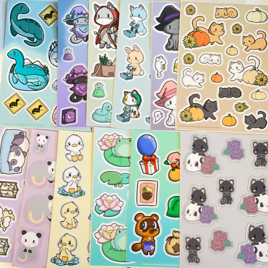 Mimosa Studio's Sticker Sheet