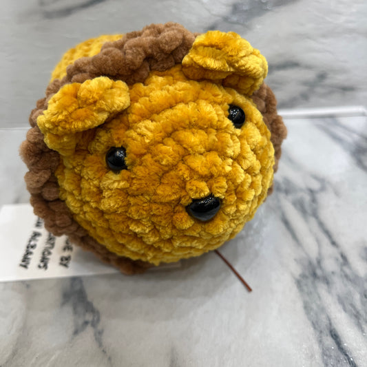Lion crochet plush