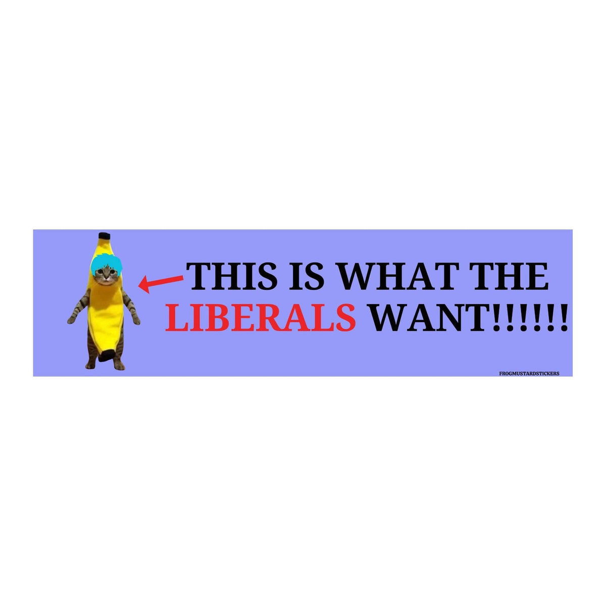This Is What the Liberals Want Bumper Sticker