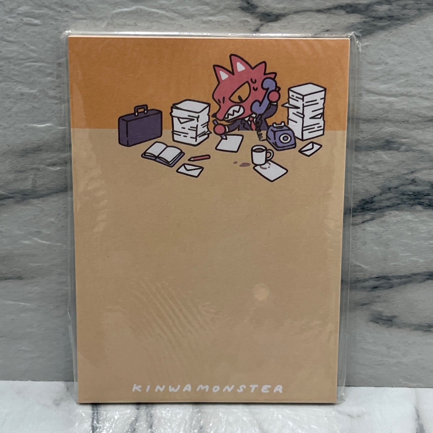 Business Fox Long Memo Pad