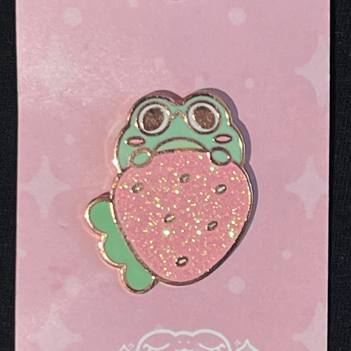 Strawberry Frog Pin