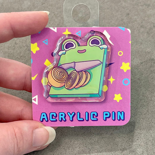 Cuttingboard Froggy Pin