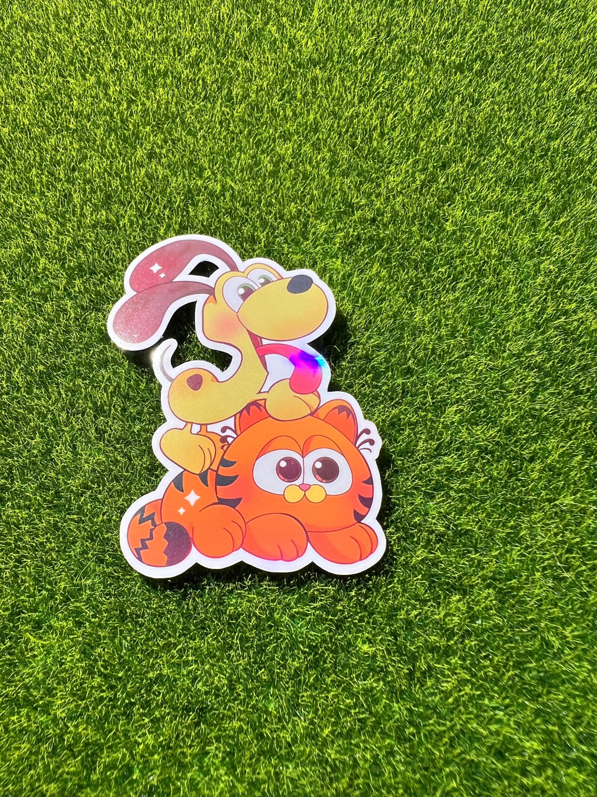 Garf & Odie Sticker