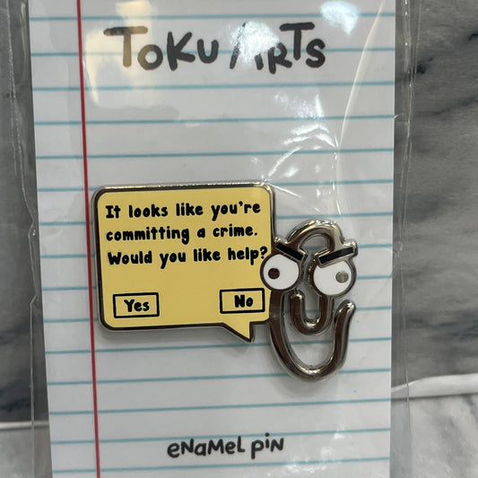 Clippy Enamel Pin