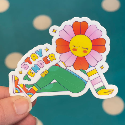 Stay Tender Sticker