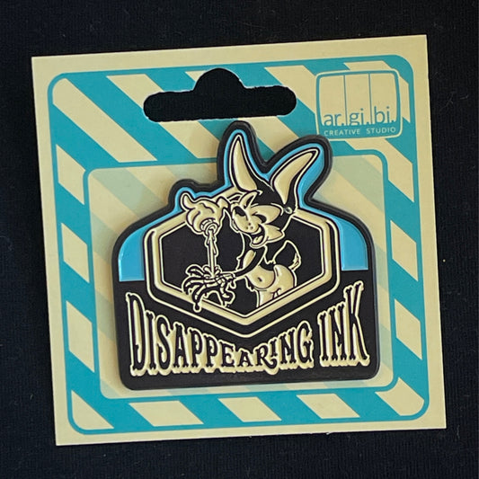 Disappearing Ink Enamel Pin