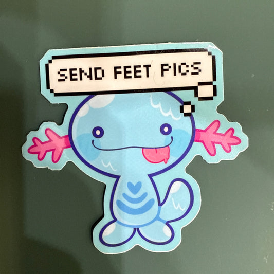 Wooper Feet Sticker