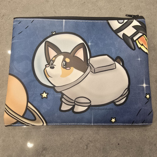Space Dog Zipper Bag