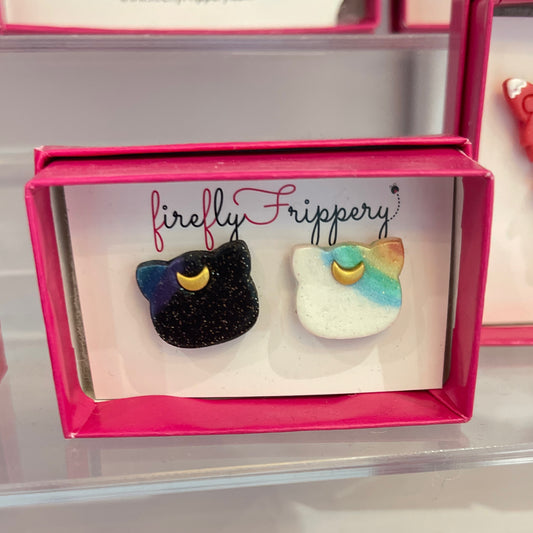 Mini Galaxy Cat Pins