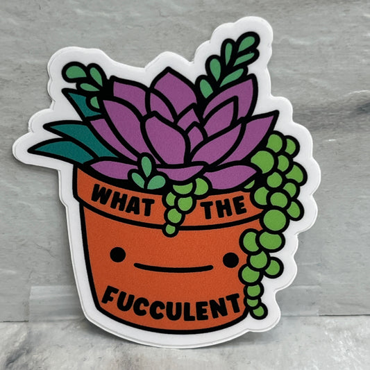Fucculent Sticker
